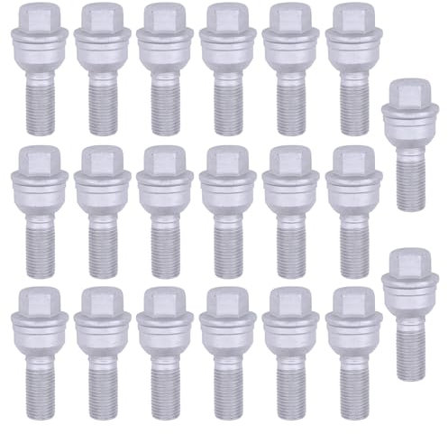 Radschraube Radbolzen M14x1,5 Kegelbund Außensechskant für Alufelgen - Felgenbefestigung für Touareg CR7 ID Buzz A8 D4 D5 4N Q3 8U F3 Q5 8R FY Q7 4M Q8 E-Tron