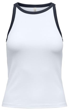 Onlvela Life S/L Top JRS, Blanco Brillante, L