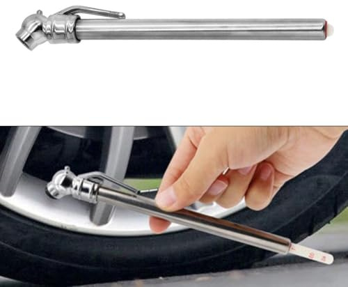 Bolígrafo medidor de presión de neumáticos preciso y portátil con construcción de metal, diseñado para una fácil prueba de presión de neumáticos e instalación rápida