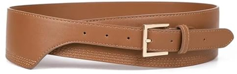 Snyggt dambälte, Justerbar gördel for kvinnor, flerfärgad(Brown Color)