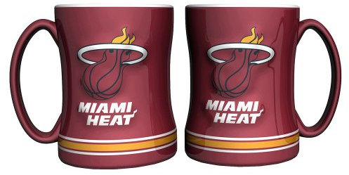 Boelter Brands NBA Miami Heat 298521 Kaffeetasse, Team-Color, ca. 400 ml