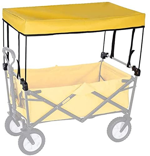 TMXKOOK Dach FR Bollerwagen - ZubehR FR Bollerwagen - Idealer Sonnenschutz Zum NachrSten - Inklusive Montageteile