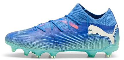 Puma Unisex Adults Future 7 Match FG/AG Soccer Shoe, BLUEMAZING-Puma White-Electric Peppermint, 46 EU