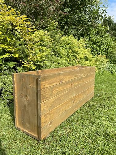 RUDDINGS WOOD Tall Garden Wooden Planter Outdoor Plant Flower Pot Container