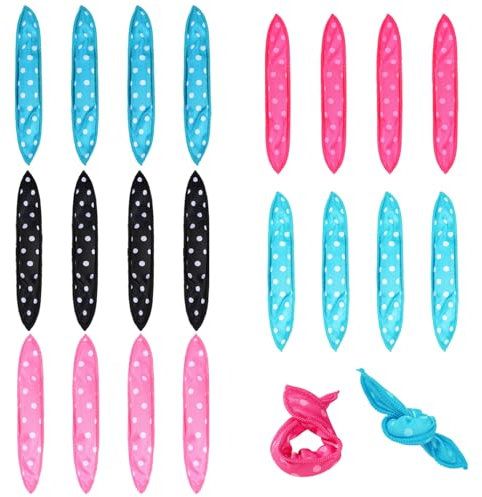 Capelli Rulli Spugna Flessibile Capelli Cuscino Morbido Bigodini DIY Spugna Styling Tools Bigodini, Bastoni per Capelli Mossi, Ricci, Ondulati 5 Colori 20 Pezzi