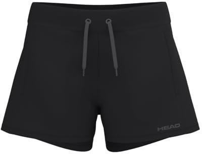 HEAD Damen Club Original Women Tennis Shorts, Schwarz, M EU