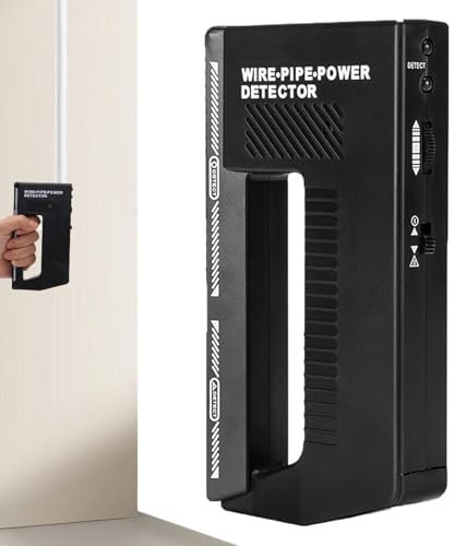 Détecteur de métaux de tube de fil, scanner de détection de mur à haute sensibilité réglable - alarme audio et visuelle, scanner mural pour les murs pour les murs plafonds de plancher