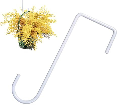 Hooks de la cerca: ganchos robustos en acero galvanizado para cercas al aire libre, perchas de metal para vigas de madera | Gancho en forma de S para herramientas de jardín, herramientas de piscina, ó