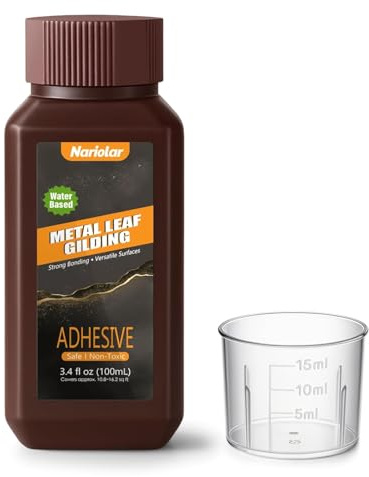 Nariolar Blötmjölk för bladguld, 100 ml vattenbaserat bladguldlim för hantverk och dekoration