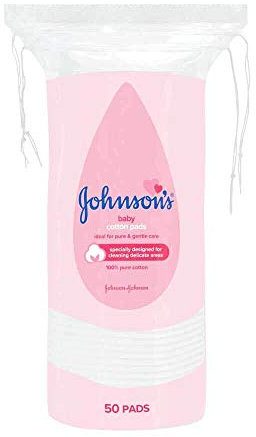 Johnson's Baby - Cotton Pads 50Pack, Pack Of 3