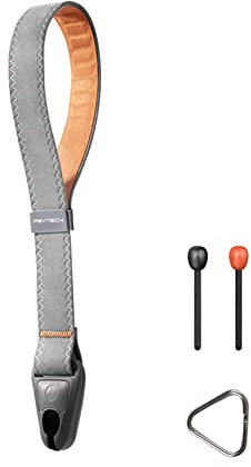 PGYTECH Kamera-Handschlaufe Verstellbare Kamera Handgelenkschlaufe mit Schnellverschluss für DSLR/SLR/Sony/Nikon/Fuji/Canon(Grau)