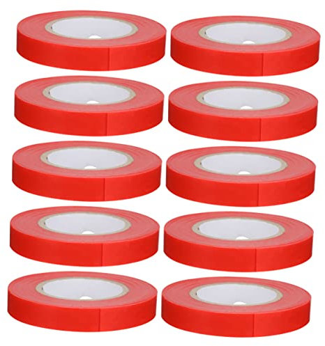 Cabilock Lot de 10 rouleaux de ruban adhésif en PVC réutilisable et élastique pour jardinage Idéal pour les tomates et les projets de culture