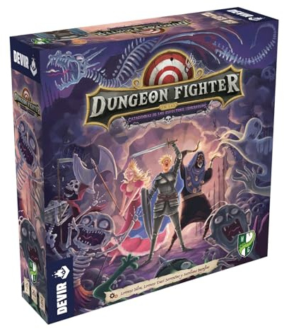 Devir - Dungeon Fighter: katakomber av de skrämmande spektren, brädspel, brädspel med vänner, strategi, ålder +8 (BGDUFCASP)