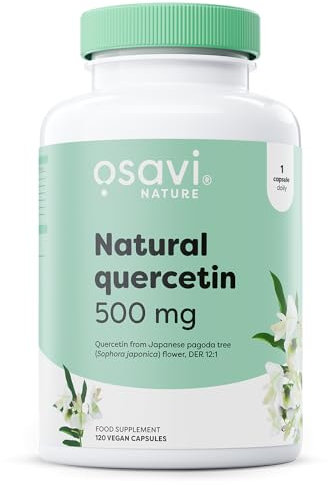 Natural Quercetin, 500mg - 120 vegan caps