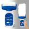 NAVESO 500g Wall Repair Roller Paint White, Wall Repair Paste Roller, White Wall Paint Roller, Wall Repair Rolling Brush, Touch Up Paint Wall Roller, Wall Repair Tool for Graffiti Scratches, Stains