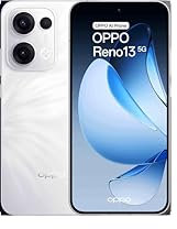 OPPO Reno Reno13 5G AI Smartphone, Tripla fotocamera 50+8+2MP, Selfie 50MP, Display 6.59” 120HZ AMOLED FHD+, 5600mAh, RAM 12GB(Esp4GB/8GB/12GB)+ROM 256GB, [Versione Italia], Plume White