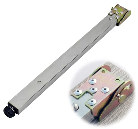Justerbara bordsben i rostfritt stål, vikbar teleskopstång stöder 30–150 cm, push-pull matbord bas, skyddande fötter, perfekt för hemmöbler uppgradering (65 cm = 25,6 tum)