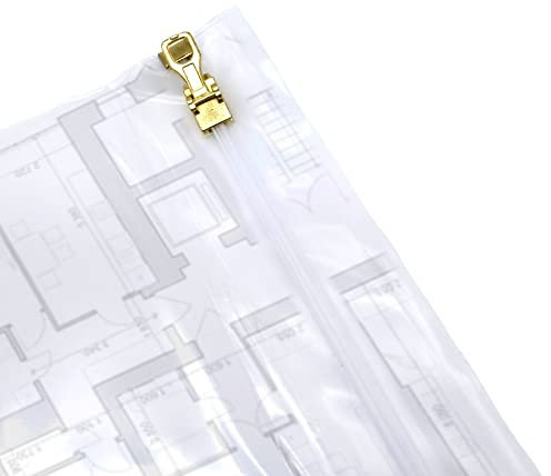 Miko ® Planschutztasche, Plantasche, Planschutzhülle, 440 x 620 A2 Planhülle, 1 Stück, Original mit 100 my Materialstärke, optimaler Schutz vor Feuchtigkeit und Schmutz, für Pläne und Dokumente