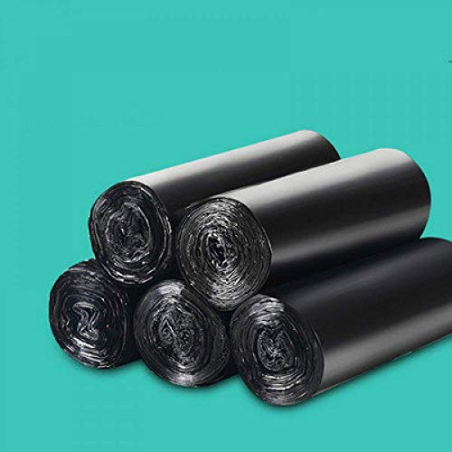 100 Pièces De Sacs à Ordures Portables Noirs, 45cm × 60cm Sacs à Ordures De Grande Capacité, Solides Et Durables, Adaptés à La Plupart Des Poubelles.