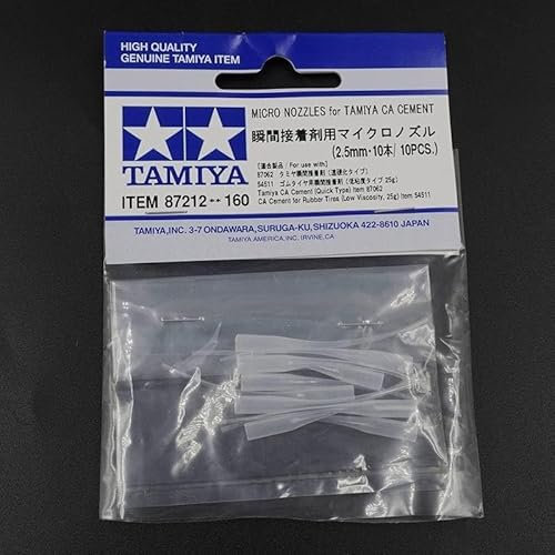 TAMIYA Kanüle Micro CA-Kleber | 2,5 mm | 10 Stück #87212