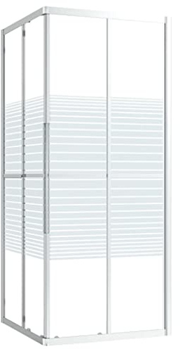vidaXL Shower Cabin Modern Home Bathroom Washroom Shower Enclosure Cabinet Screen Cubicle Doors Bath Cabin Bathtub Wall Attachment ESG