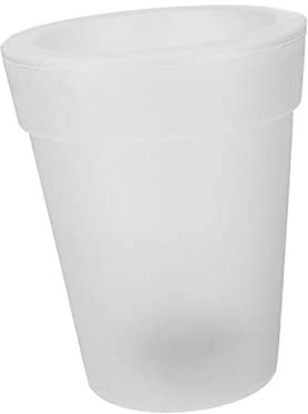 Cabilock Lámpara Decorativa para Maceta Solar Iluminación Exterior para Jardín Maceta Led Decoración Luminosa para Balcón 19x16.5x11cm Material Abs Resistente