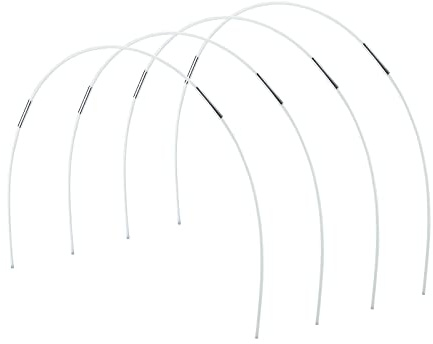 Replacement Fiberglass Long Arch Poles for Bike Tent, Tent Rods Replacement,Fiberglass Tent Pole Replacement Tent Bar Support Rod Awning Frame Kit for Hiking and Camping Tarp