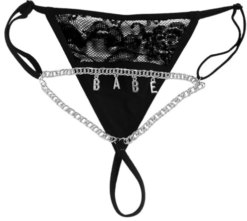 Personliga sexiga stringtrosor för kvinnor, anpassade namn G-string personliga underkläder trosor present till henne