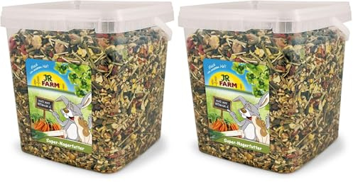 JR FARM Super-Nagerfutter 5 l Eimer : 2,5 kg (Packung mit 2)