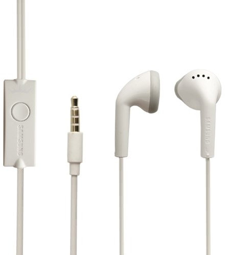 Samsung EHS61 – Auriculares en blanco auriculares geformt 3,5 mm conector estéreo sonido Bulk Incluye pantalla reinigungspad