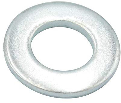 D2D | VPE: 10 Stück - Unterlegscheiben Form A - Größe: M14 (Innen: 15 mm) - DIN 125 aus Stahl galv. verzinkt - Beilagscheiben Unterlagscheiben