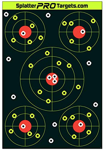 12x18 Splatter Targets. Shots Burst with a Bright Splatter Upon Impact. Instantly See Your Shots (10)
