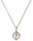 Ted Baker Perreti Logo Pearl Pendant Necklace For Women (Gold Tone/Pearl)