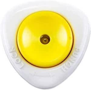 Egg Punch Egg Piercer Egg Hole Puncher Pricker Kitchen Tool Semi-Automatic with Lock White Yellow, Egg Piercer Egg Cutters