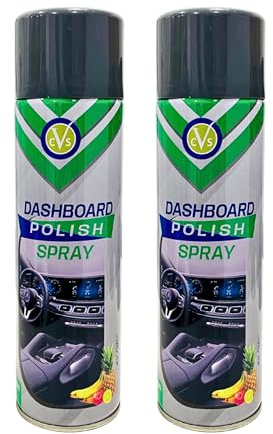 CVS2020.COM Car Dashboard Cleaner | 500-ml Silicone Spray - Cleans, Shines & Protects Car Interior Restores Luster | Interior Cleaner | Dashboard Restorer - Removes Dirt, Dust & Residue-MIXED FRUIT