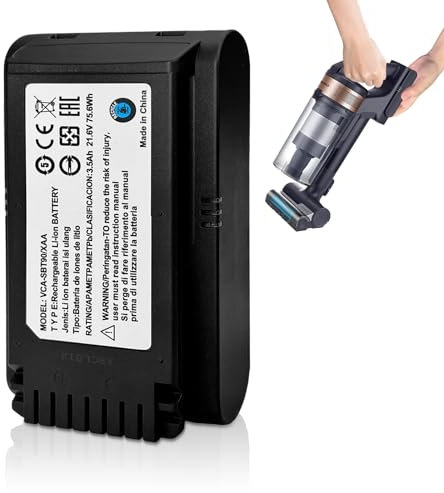 Batería para Samsung JET60 JET65 JET70 JET75 JET90 Samsung aspiradora inalámbrica de repuesto para modelo de batería VCA-SBTA60 VCA-SBT90 VCA-SBT90EB.No las series Jet 85 JET95 y Jet Bespoke
