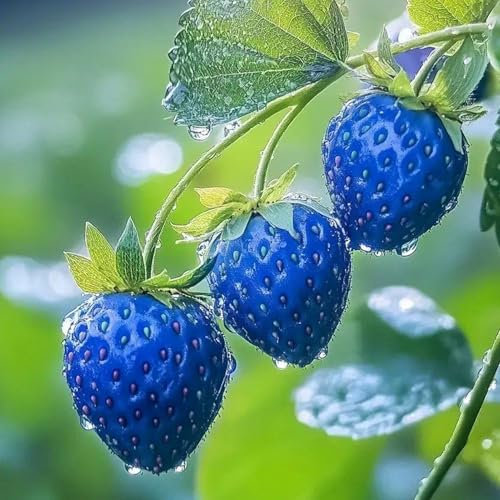 Luojuny 200pcs Multicolor erdbeere samen hohe keimrate sü Violett 200pcs