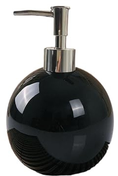 Fsocpen 18 Oz Ceramic Soap Dispenser with Rust Proof Pump,Ball Shaped Decorative Modern Minimalist Refillable Hand Lotion Pump Bottle,Hand Soap Dish Soap Dispenser for Kitchen Bathroom (Color 13)
