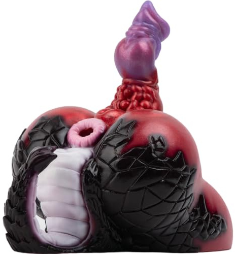4.1LB Fantasy Monster Sex Doll with Flexible Dildo & Pussy for Gay & Female | Fantasy Dildo Monster Alien Realistic Gay Cock Pussy Anal Female Anal Penis Vagina Stimulation Butt Unisex Couple
