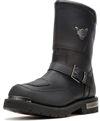 Harley-Davidson Men's Shift Motorcycle Boot,Black,9.5 M US