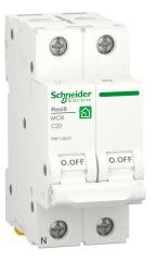 Interruptor magnetotermico para vivienda Schneider Electric R9F126201p+N 20A