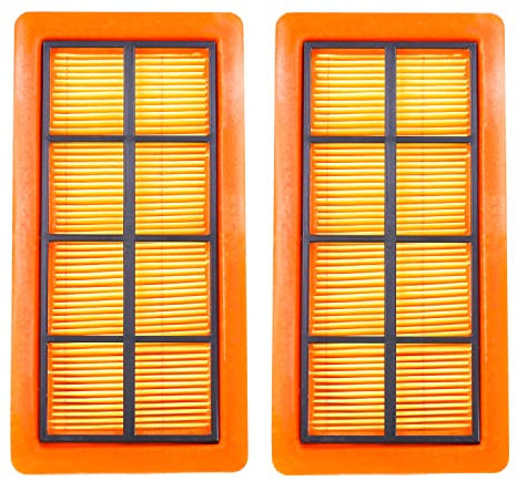 Sillar 2x Filtro Hepa Plissettato Piatto Ricambio Per Karcher AD 2, AD 2 Battery, AD 2 Battery Set, AD 3, AD 3 Premium, AD 3.000, AD 3.200, Sostituisce filtri Originali 6.415-953.0 – 2 pezzi