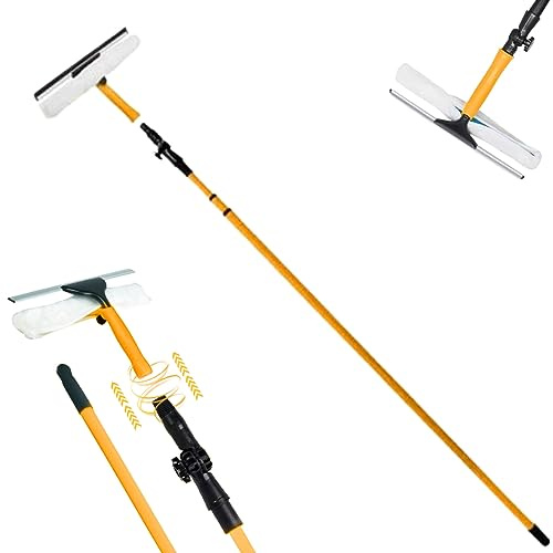 Professional 3.5m Large Window Cleaner Equipment Glass Cleaning Telescopic Squeegee