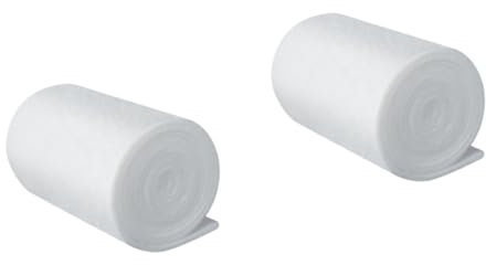 BESPORTBLE 2pcs Aquarium Filter Pads Fish Tank Filter Sponges White Fiber Pad Biochemical Filter Sponge 30 x 40cm
