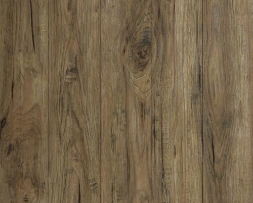 RHP Revêtement de sol en PVC autocollant aspect bois vinyle autocollant antidérapant imperméable découpable sol stratifié - 91,5 cm x 15,2 cm - Épaisseur : 2 mm - 36 carreaux (HL-004)