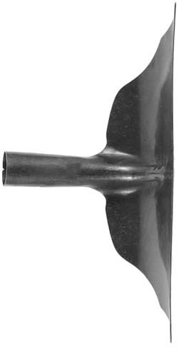 Gadpiparty Pala de Acero al Manganeso para Estiércol de Establos y Granjas, Raspador de Limpieza Ergonómico de 30 Cm, Herramienta Multiusos para Limpieza de Ganado y Caballos en Recintos