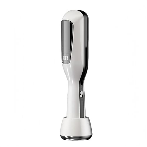 Appareil sans fil 2 en 1 pour éliminer les pointes fourchues, coupe-cheveux à fourche avec ions négatifs, élimine les pointes fourchues et les cheveux abîmés, tondeuse portable pour le soin (Blanc)