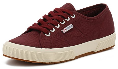 Superga 2750 Cotu Classic, Unisex-Erwachsene Sneaker, Rot (Dark Boredeaux), 43 EU
