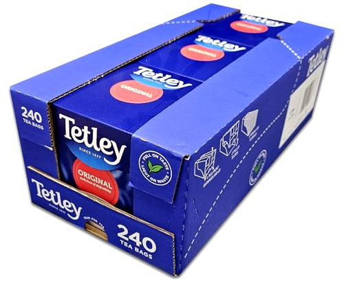 Tetley Round Tea Bags | 3 Packs of 240