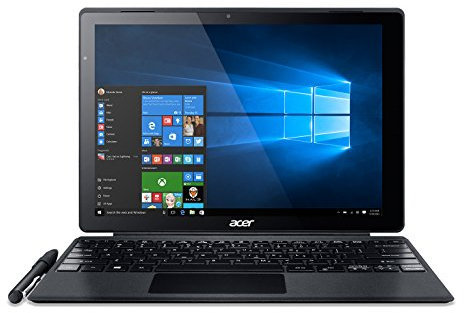 Acer Aspire Switch Alpha 12 SA5-271 12 inch QHD IPS Touchscreen Detachable 2-in-1 Laptop (Intel Core i3-6100, 4 GB RAM, 128 GB SSD, Windows 10) - Silver